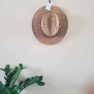 Time & Tru NWT Women's Paper Straw Summer Hat - O/S